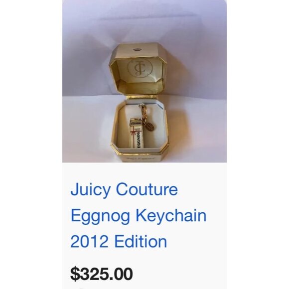 Juicy Couture Limited Edition 2012 Eggnog Charm - Picture 10 of 10